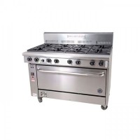 Goldstein PF828 Gas 8 Burner with Oven