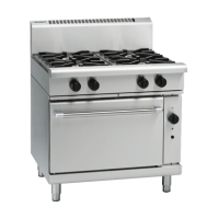 Waldorf | Gas Convection Oven Extra Wide 4 Burner