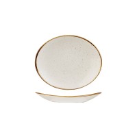 Stonecast | Barley White Oval Coupe Plate