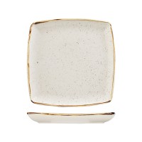 Stonecast | Barley White Deep Square Plate