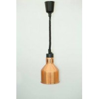 Apuro Retractable Heat Lamp Copper Finish