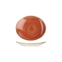 Stonecast | Spiced Orange Oval Coupe Plate