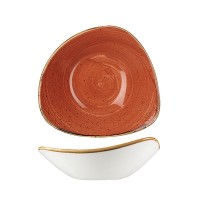 Stonecast | Spiced Orange Triangular Bowl