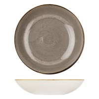 Stonecast | Peppercorn Grey Round Coupe Bowl