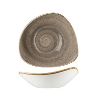 Stonecast | Peppercorn Grey Triangular Bowl